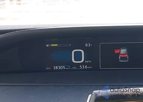 2020 Toyota Prius Le z USA, uszkodzony, nr VIN JTDKARFUXL3109699